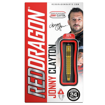 RED DRAGON - Jonny Clayton Gold Darts - 90% Tungsten - 24g