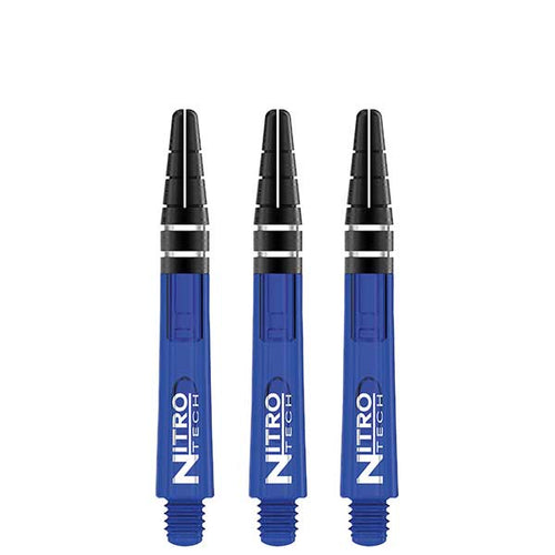 RED DRAGON - Nitrotech Composite Dart Shafts - 36mm Short Blue