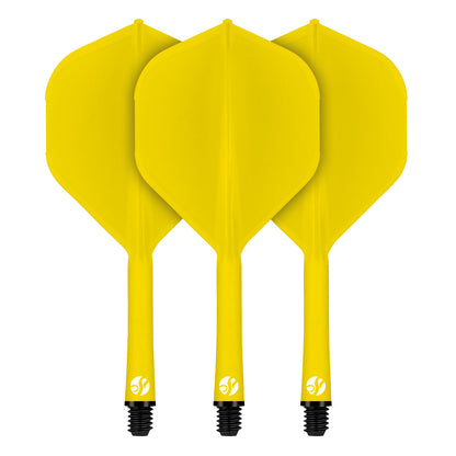 SHOT - FLIGHT DECK - ONE PIECE Dart and Flight System - YELLOW