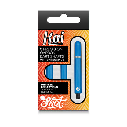 SHOT - Koi CARBON Dart Shafts - Blue