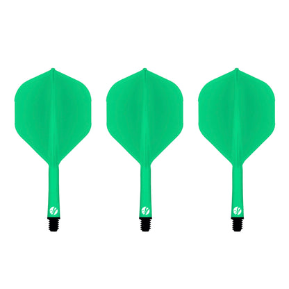 SHOT - FLIGHT DECK - ONE PIECE Dart and Flight System - GREEN