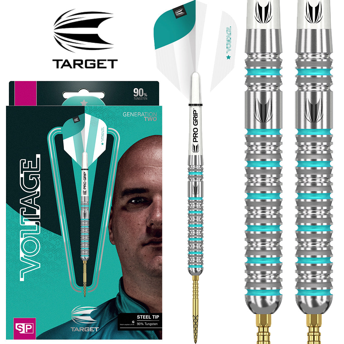 TARGET Rob Cross G2 Swiss Point Darts - 90% Tungsten - 23g