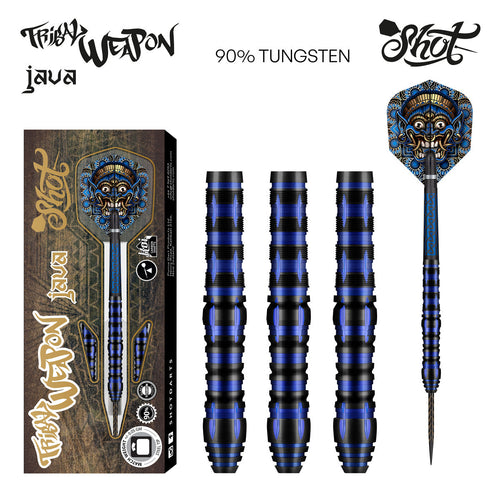 SHOT - TRIBAL WEAPON JAVA Dart Set - 90% TUNGSTEN - 26g