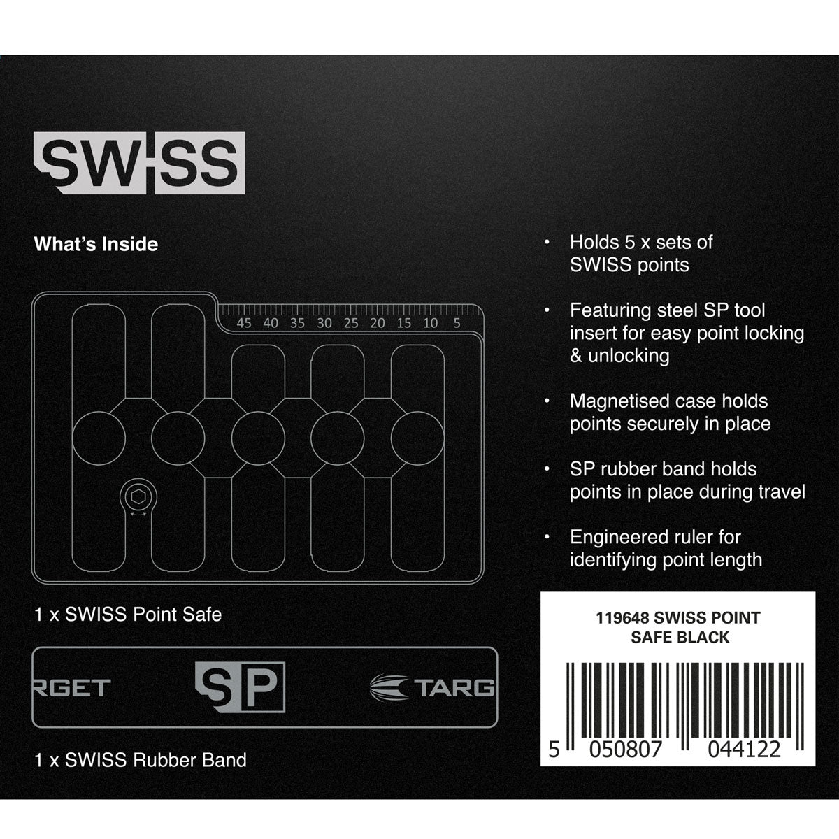 TARGET Swiss Point Safe - Magnetic Dart Point Storage Case
