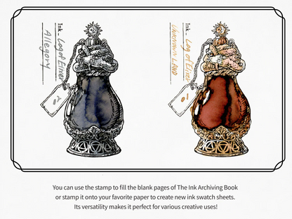 Dominant Industry - A Log of Elixir - Wood Stamp