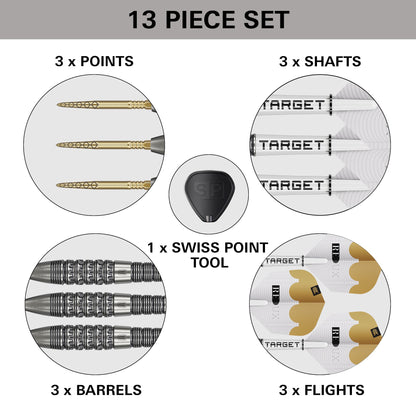 TARGET - 22g - Redux SP 01 - Steel Tip Swiss Point - 90% Tungsten Darts