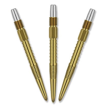 TARGET Swiss FIRE POINT Dart Points - Gold 26mm, 30mm, 35mm