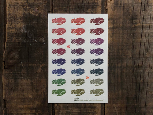 Classiky - Mihoko Seki Small Stickers - Cats