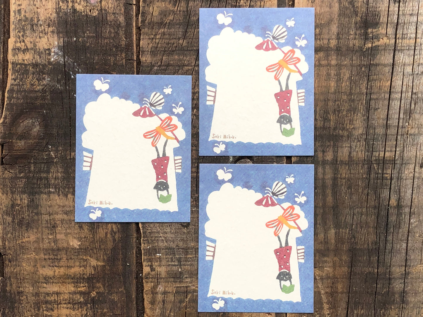 Classiky - Mihoko Seki Message Cards - Reading Book