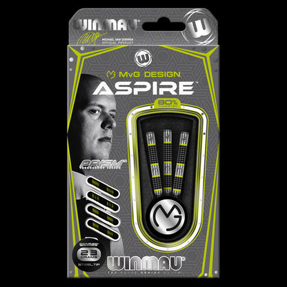 WINMAU MVG Aspire Darts - 80% Tungsten - 26g